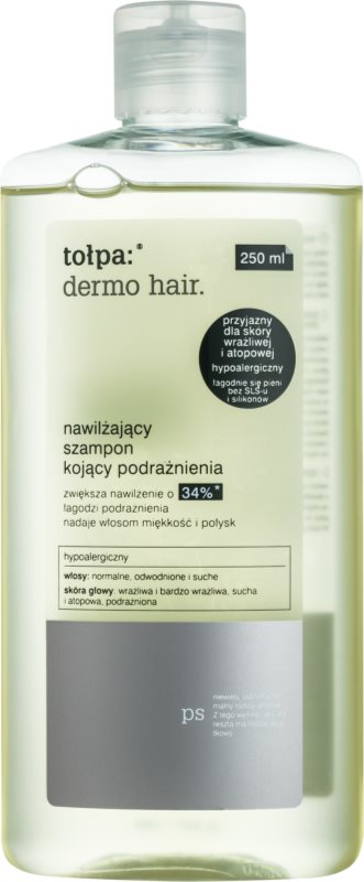 Tołpa Dermo Hair hydratační šampon pro podrážděnou pokožku hlavy