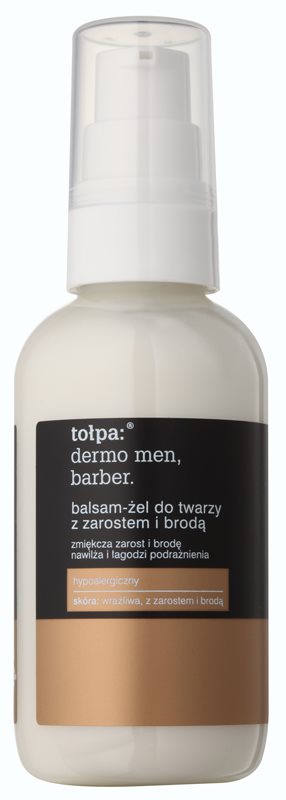 Tołpa Dermo Men Barber baume-gel adoucissant pour les hommes portant la barbe