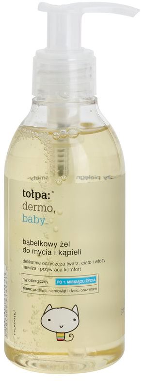 Tołpa Dermo Baby bąbelkowy żel do kąpieli dla dzieci