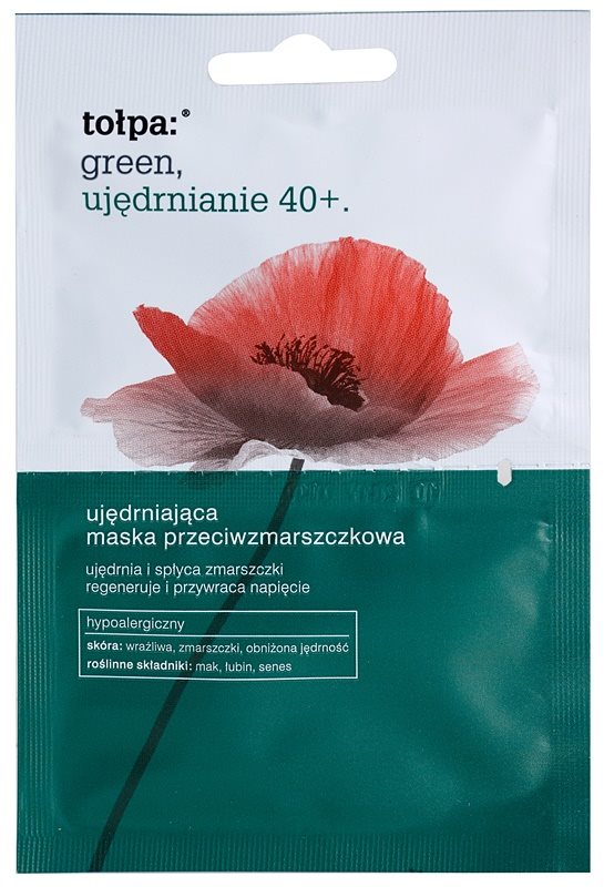 Tołpa Green Firming 40+ festigende Maske gegen Falten