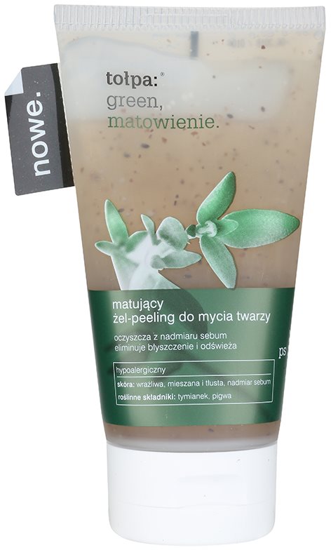 Tołpa Green Matt Peelinggel für einen matten Lokk der Haut