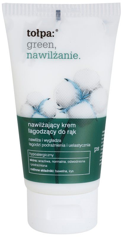 Tołpa Green Moisturizing zklidňující krém na ruce s hydratačním účinkem
