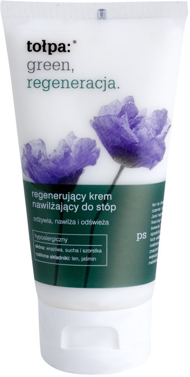 Tołpa Green Regeneration Foot Cream With Moisturizing Effect