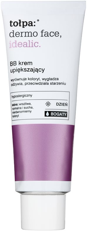 Tołpa Dermo Face Idealic BB creme com efeito nutritivo para uma aparência perfeita e unificada