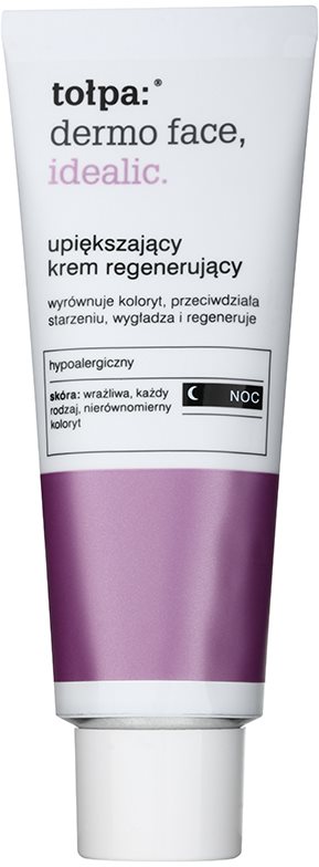 Tołpa Dermo Face Idealic regenerierende Nachtcreme für Haut mit kleinen Makeln