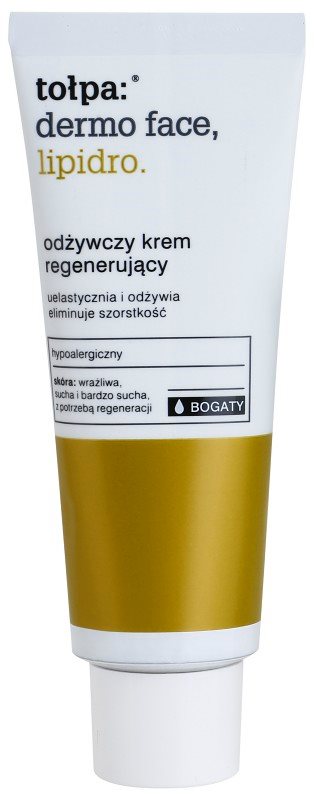 Tołpa Dermo Face Lipidro odżywczy krem regenerujący do skóry suchej i bardzo suchej