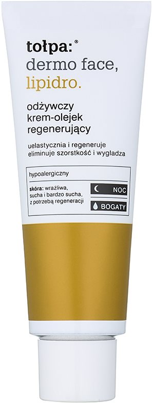 Tołpa Dermo Face Lipidro crema de noche nutritiva con efecto regenerador