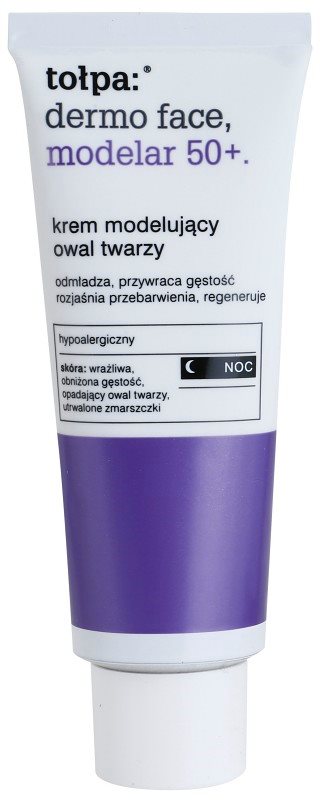 Tołpa Dermo Face Modelar 50+ creme remodelador de noite com efeito rejuvenescedor