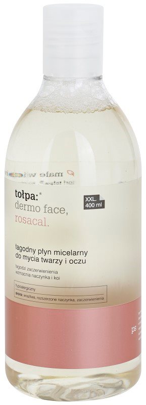 Tołpa Dermo Face Rosacal agua micelar limpiadora para rostro y ojos