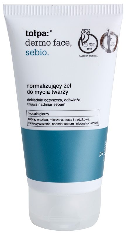 Tołpa Dermo Face Sebio tisztító gél zsíros bőrre