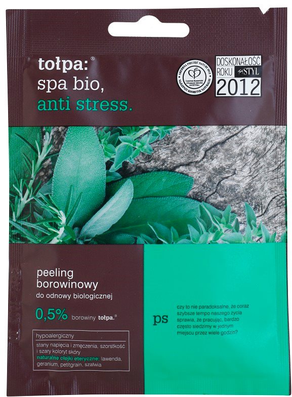 Tołpa Spa Bio Anti Stress tělový peeling s rašelinou