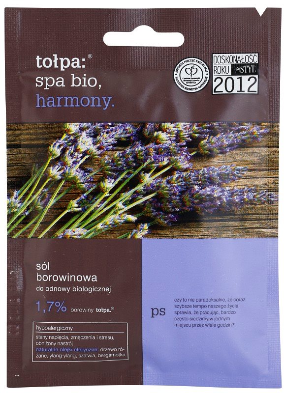 Tołpa Spa Bio Harmony Badesalz mit Torf mit Lavendel