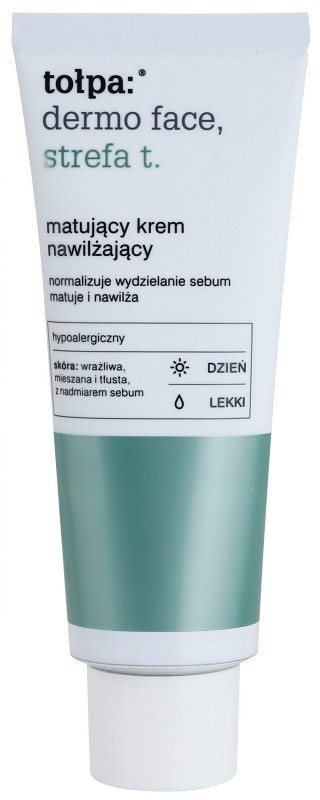 Tołpa Dermo Face T-Zone mattierende Creme mit feuchtigkeitsspendender Wirkung