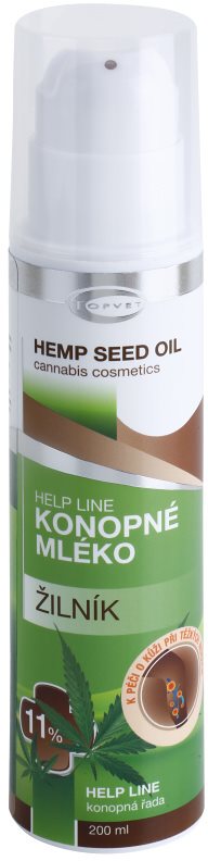 Topvet Hemp Seed Oil lapte de canepa pentru picioare grele si obosite