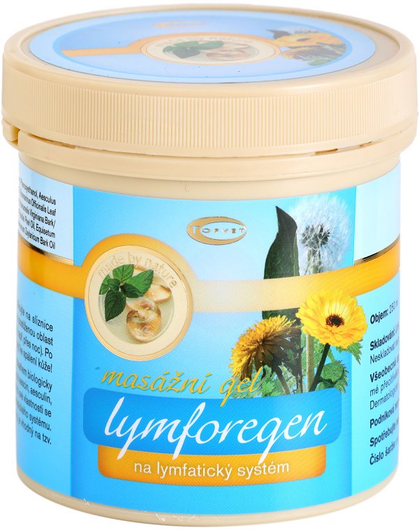 Topvet Lymforegen Massagegel schnelle Regeneration nach erhöhter physischer Anstrengung