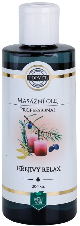Topvet Professional ulei relaxant pentru masaj - cald