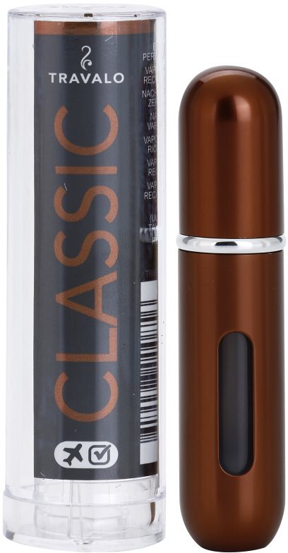 Travalo Classic HD nachfüllbarer Flakon mit Zerstäuber unisex 5 ml Farbton Brown