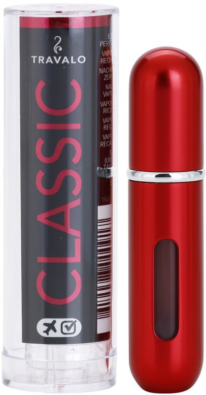 Travalo Classic HD polnilno razpršilo za parfum uniseks 5 ml odtenek Red
