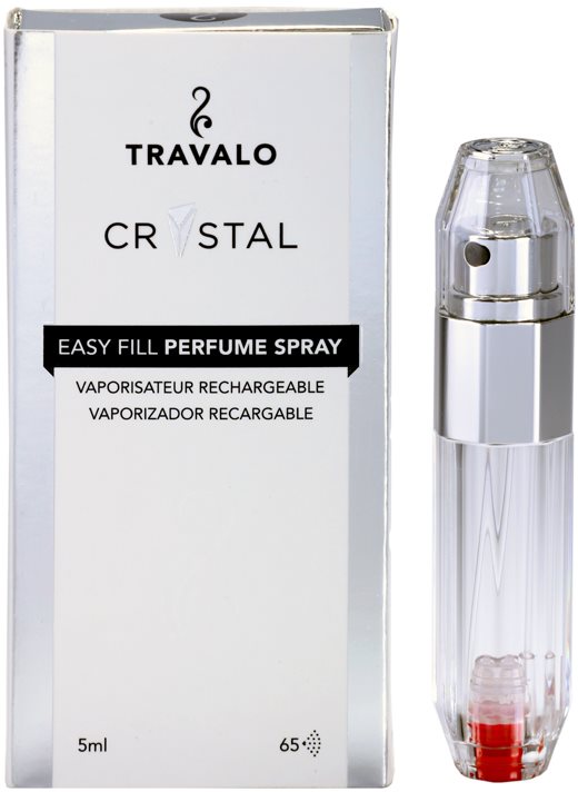 Travalo Crystal Silver Refillable Atomiser unisex 5 ml