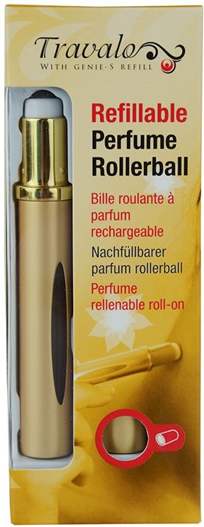 Travalo Touch Elegance Refillable Roll-on Bottle unisex 5 ml (Gold)