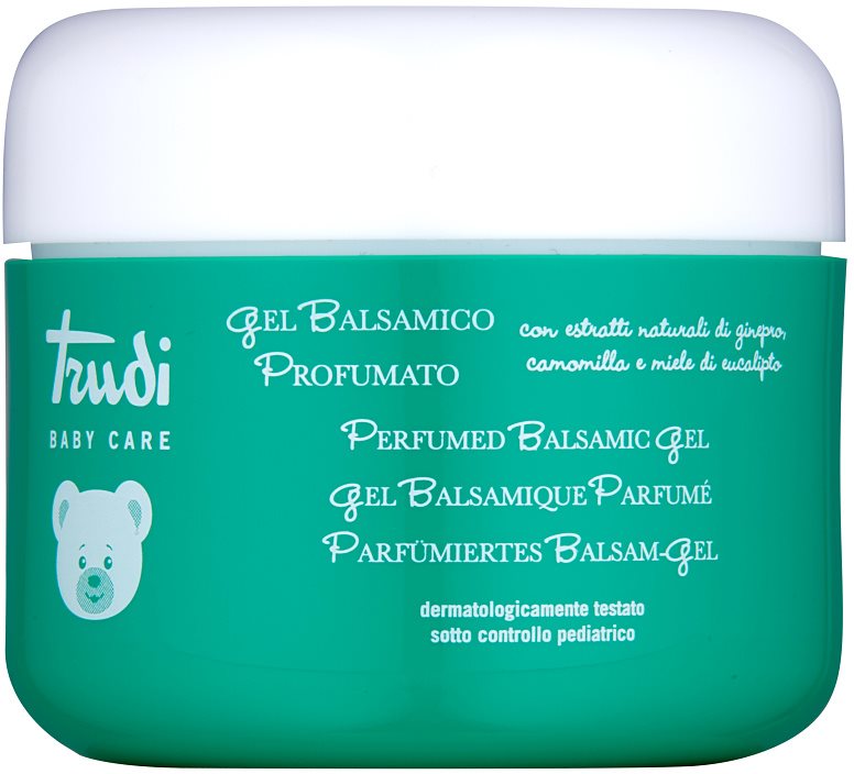 Trudi Baby Care gel pentru copii pentru o respiratie mai buna cu extracte de ienupăr, eucalipt, mușețel și miere