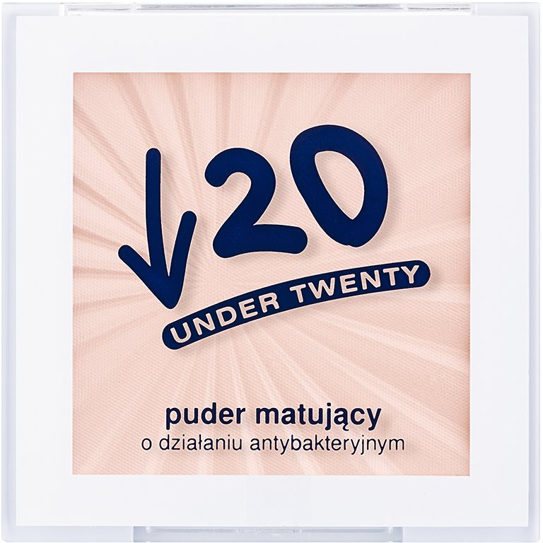 Under Twenty ANTI! ACNE puder matujący do skóry tłustej ze skłonnością do trądziku