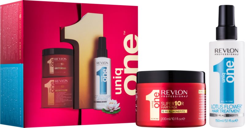 Uniq One All In One Lotus Flower Hair Treatment kosmetická sada V.