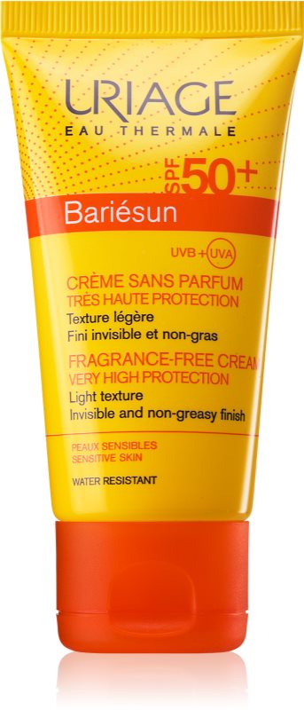 Uriage Bariésun creme solar facial sem perfume SPF 50+