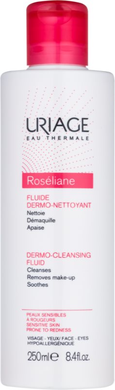 Uriage Roséliane Reinigungsfluid für empfindliche Haut mit der Neigung zum Erröten