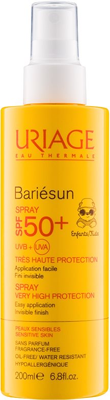 Uriage Bariésun spray bronzeador para crianças SPF 50+