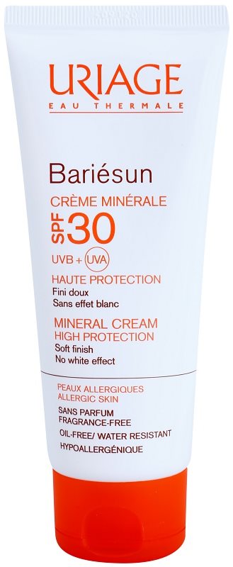 Uriage Bariésun Mineraal Beschermende Gezichts en Lichaams Crème SPF 30
