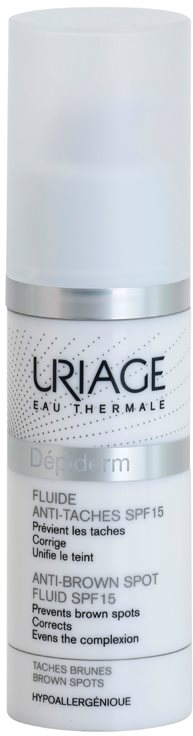 Uriage Dépiderm tekutina proti pigmentovým škvrnám SPF 15