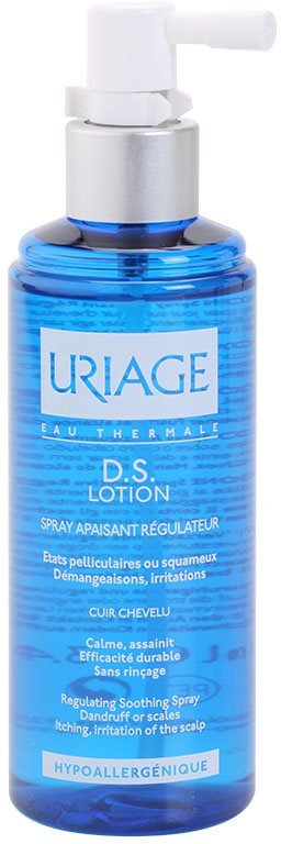 Uriage D.S. spray apaziguador para couro cabeludo seco com prurido