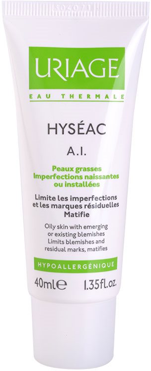 Uriage Hyséac A.I. mattierende Creme für fettige Haut mit Neigung zu Akne