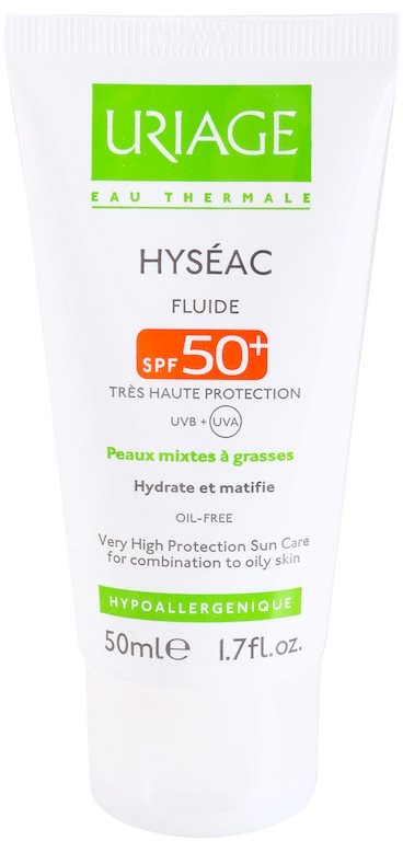 Uriage Hyséac fluido hidratante com efeito mate SPF 50+