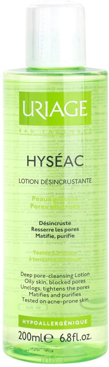 Uriage Hyséac tónico limpiador facial para pieles grasas