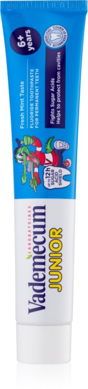 Vademecum Junior Zahnpasta für Kinder mit Pfefferminzgeschmack