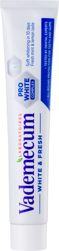 Vademecum White and Fresh bieliaca zubná pasta s fluoridom