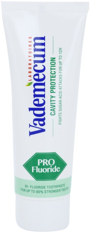 Vademecum Cavity Protection PRO Fluoride zubná pasta proti zubnému kazu