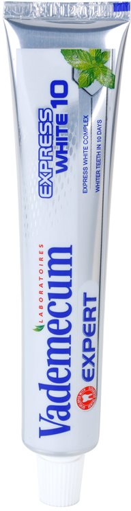 Vademecum Expert Express White 10 zubná pasta s bieliacim účinkom