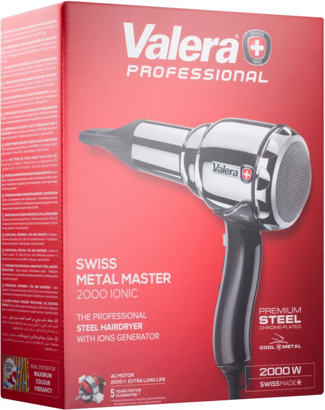 Valera Swiss Metal Master 2000 Ionic profesionální fén na vlasy s ionizační funkcí