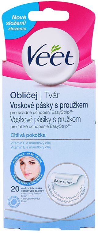 Veet Wax Strips воскові смужки для депіляції обличчя