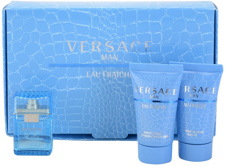 Versace Man Eau Fraîche zestaw upominkowy tester dla mężczyzn 3 szt.