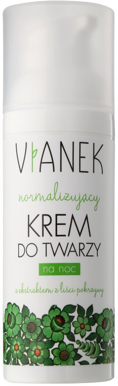 Vianek Energizing normalizující noční krém pro normální až mastnou pleť