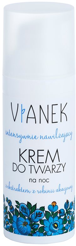 Vianek Moisturising intenzivní noční krém pro suchou až citlivou pleť