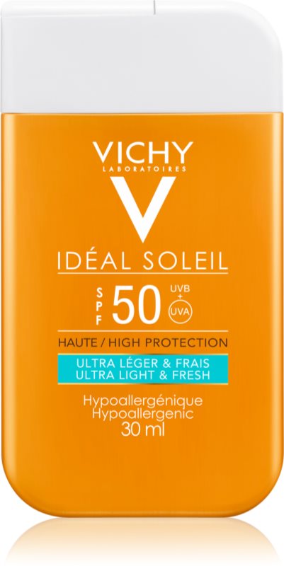 Vichy Idéal Soleil ultrakönnyű fényvédő krém arcra és testre SPF 50