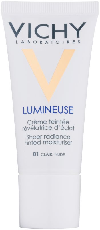 Vichy Lumineuse posvetlitvena tonirana krema za suho kožo