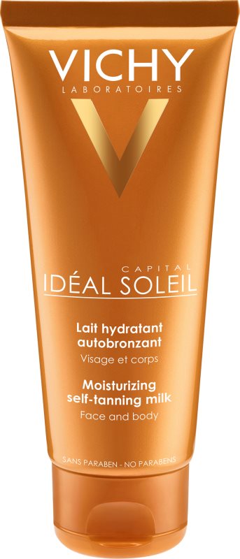Vichy Idéal Soleil Capital hydratační samoopalovací mléko na obličej a tělo
