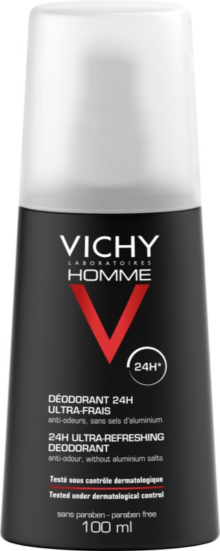 Vichy Homme Deodorant Deodorant Spray tegen Overmatig Transpireren