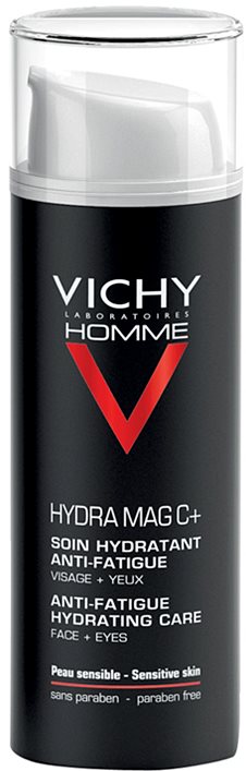 Vichy Homme Hydra-Mag C nawilżający krem-żel przeciw oznakom zmęczenia pod oczy